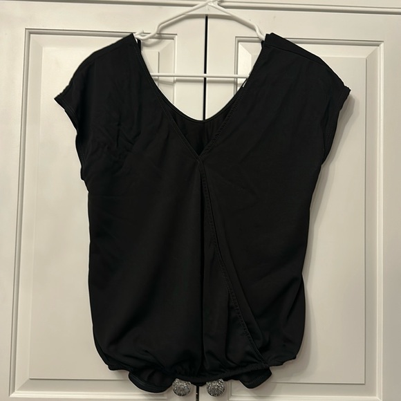 Green Envelope Black XS Shirt with tie in back - Picture 1 of 4